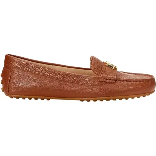 Loafers Barnsbury Pebbled , female, Sizes: 4 UK, 3 1/2 UK, 2 1/2 UK, 5 1/2 UK, 5 UK - Ralph Lauren - Modalova