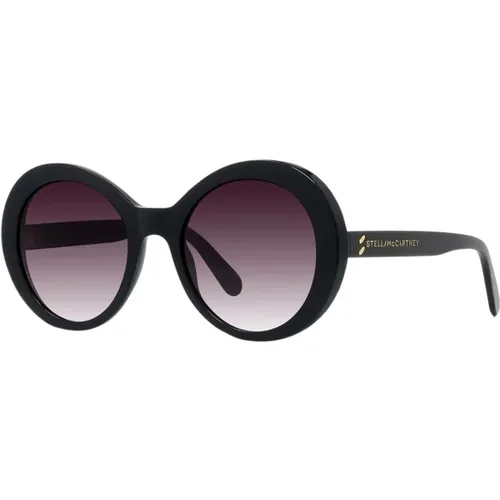 Shiny Gradient Bordeaux Sunglasses , female, Sizes: 54 MM - Stella Mccartney - Modalova