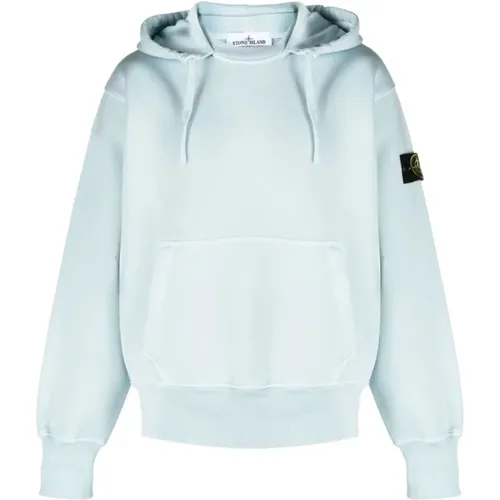 Kapuzenpullover mit Komp-Motiv , Herren, Größe: L - Stone Island - Modalova