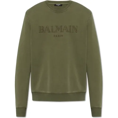 Sweatshirt mit Logo-Print Balmain - Balmain - Modalova