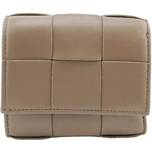 Pre-owned Leather wallets , female, Sizes: ONE SIZE - Bottega Veneta Vintage - Modalova