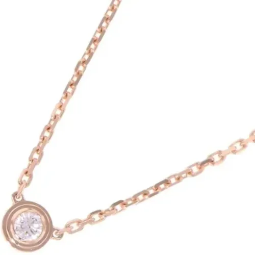 Pre-owned Rose Gold necklaces , female, Sizes: ONE SIZE - Cartier Vintage - Modalova