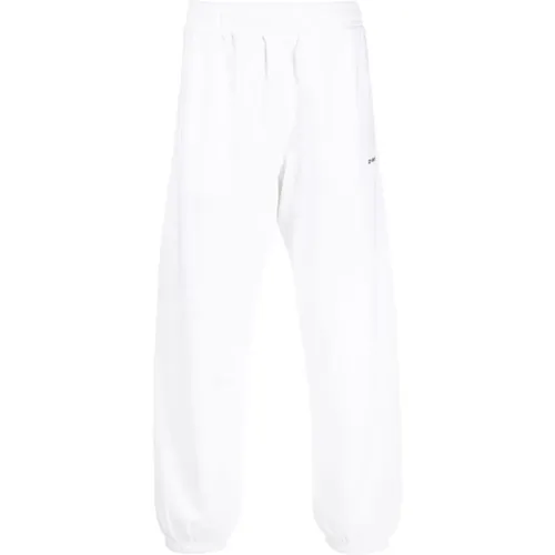 Off , Off- Trousers , male, Sizes: M - Off White - Modalova