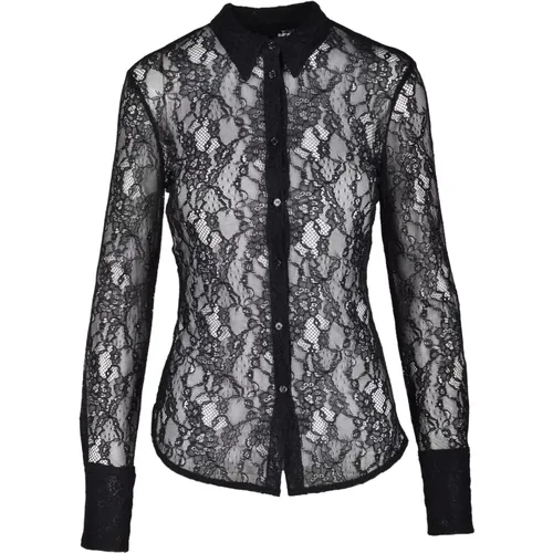 Elegante Bluse aus Stretchmaterial - pinko - Modalova