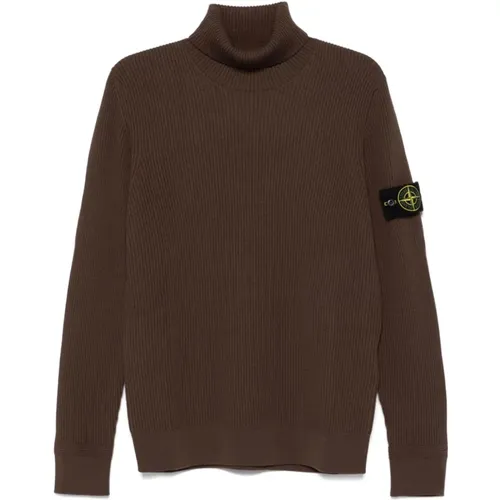 High Neck Sweater , male, Sizes: XL - Stone Island - Modalova