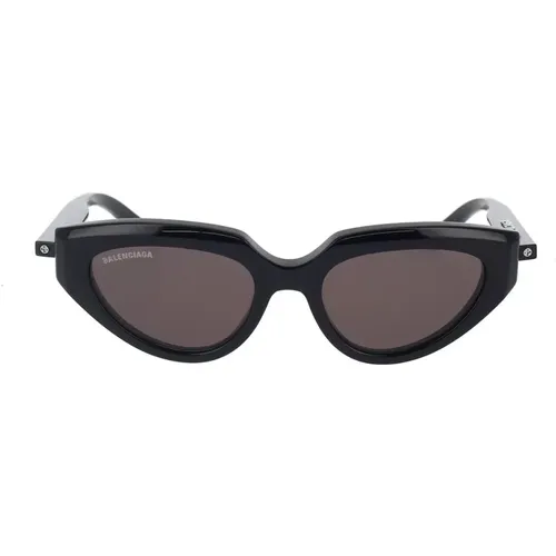 Reverse Cat Sonnenbrille,Schwarzer Rahmen Graue Linse Sonnenbrille - Balenciaga - Modalova