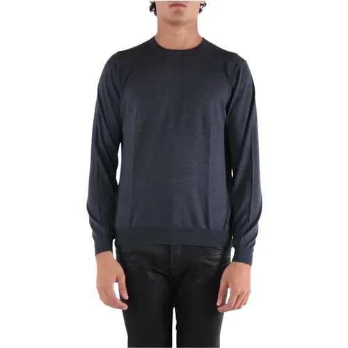 Silk and Cashmere Sweater , male, Sizes: M, L - Laneus - Modalova