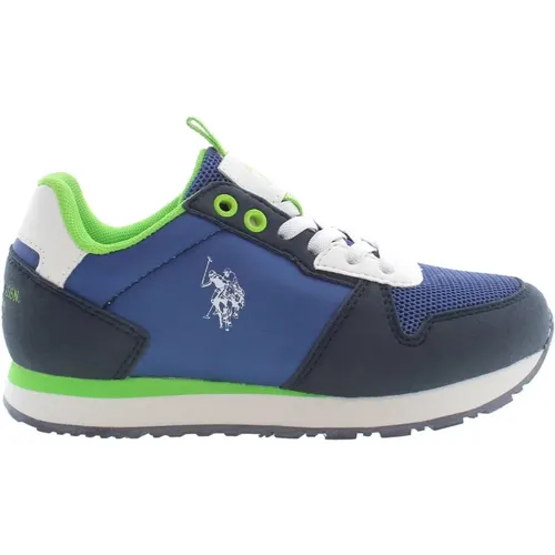 Sportliche Kinderschuhe Blau Kontrast Logo - U.S. Polo Assn. - Modalova