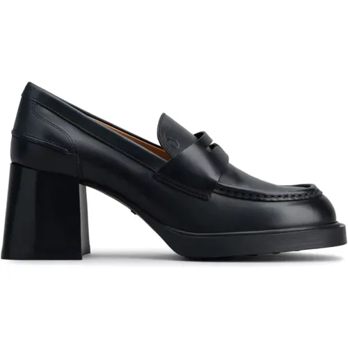 Schwarze flache Schuhe , Damen, Größe: 38 EU - TOD'S - Modalova