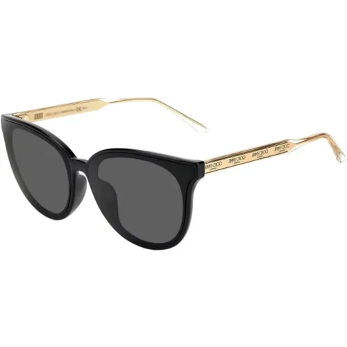 Schwarze Injizierte Sonnenbrille - Jimmy Choo - Modalova