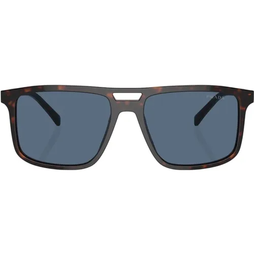 Stilvolle Sonnenbrille mit Metall-Logo-Platte - Prada - Modalova
