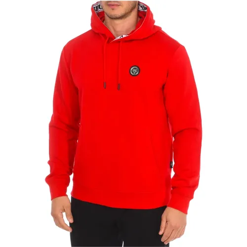 Kapuzenpullover mit Brand Insignia-Druck , Herren, Größe: XL - Plein Sport - Modalova