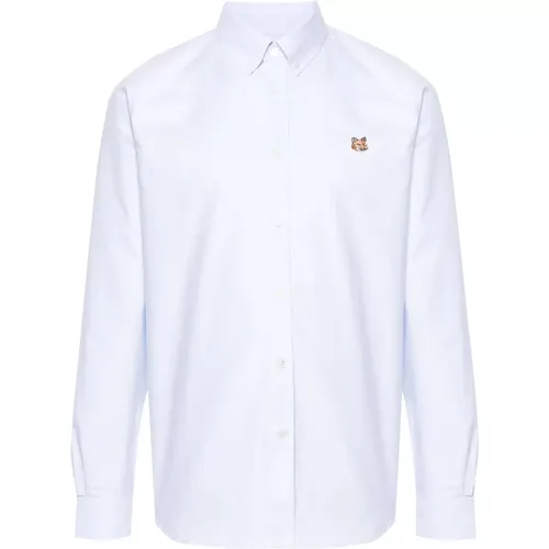 Light Fox Motif Shirt , male, Sizes: 2XL, 3XL, L, M - Maison Kitsuné - Modalova