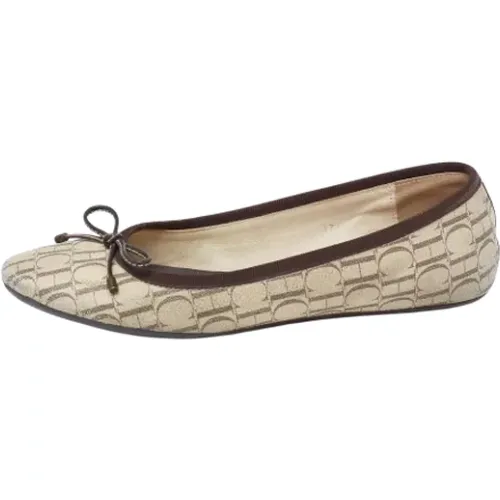 Pre-owned Canvas flats , female, Sizes: 4 UK - Carolina Herrera Pre-owned - Modalova