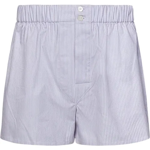 Cotton Boxer Shorts with Micro Stripe Pattern , male, Sizes: M, S, L - Brioni - Modalova