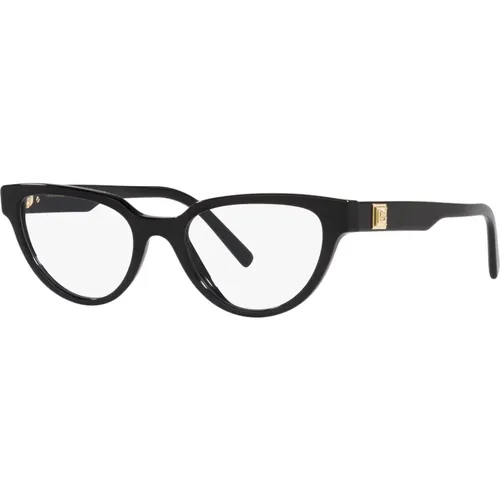 Schwarze Brillengestelle , Damen, Größe: 53 MM - Dolce & Gabbana - Modalova