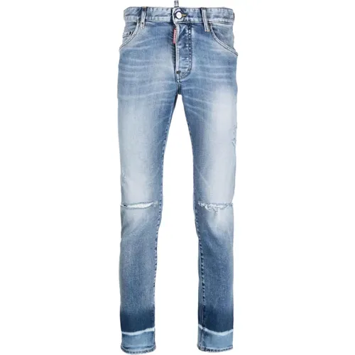 Washed Skinny Denim Jeans , male, Sizes: S, 3XL, XS, L, 2XL, M, 4XL, XL - Dsquared2 - Modalova