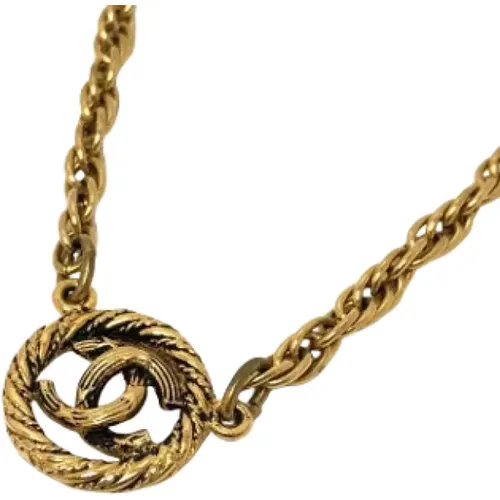 Pre-owned Metal chanel-jewelry , female, Sizes: ONE SIZE - Chanel Vintage - Modalova