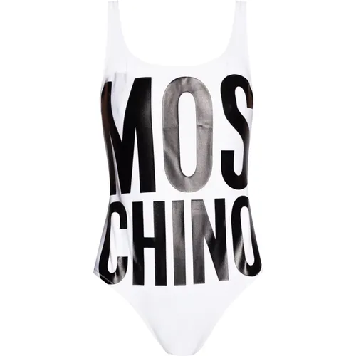 Einteiliger Badeanzug , Damen, Größe: L - Moschino - Modalova