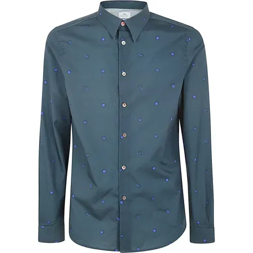 Mens LS Tailored FIT Shirt , male, Sizes: XL, S, 2XL, L, M - PS By Paul Smith - Modalova