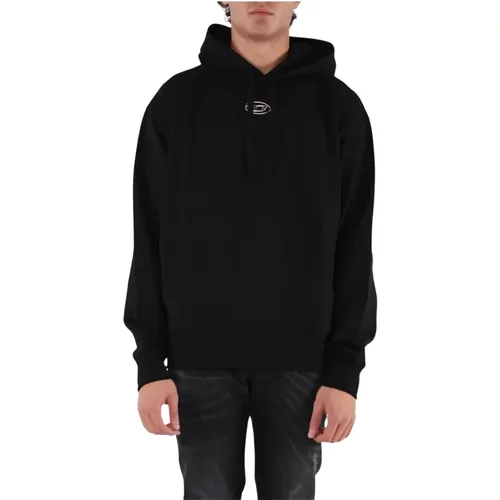S-Macs Hooded Sweatshirt , male, Sizes: 2XL, S, XL - Diesel - Modalova