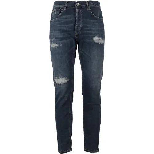 Stylische Denim Jeans , Herren, Größe: W35 - Dondup - Modalova
