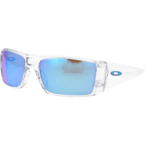 Stylish HelioStat Sunglasses for Sun Protection , male, Sizes: 61 MM - Oakley - Modalova
