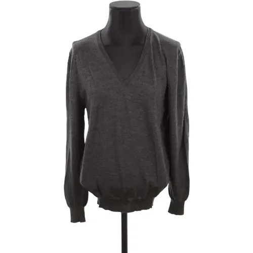 Pre-owned Wool tops , female, Sizes: L - Yves Saint Laurent Vintage - Modalova