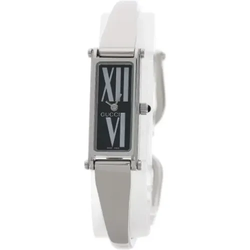 Pre-owned Stainless Steel watches , female, Sizes: ONE SIZE - Gucci Vintage - Modalova