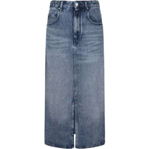 Light Denim Midi Skirt , female, Sizes: 2XS, XS - Isabel marant - Modalova