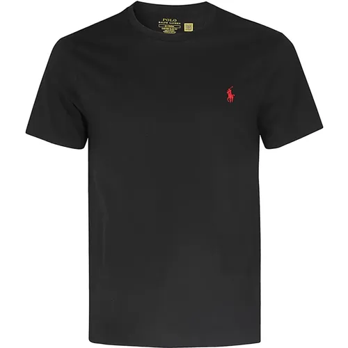 Lässiges Baumwoll-T-Shirt , Herren, Größe: XL - Ralph Lauren - Modalova