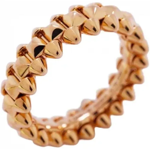 Pre-owned Rose Gold rings , female, Sizes: ONE SIZE - Cartier Vintage - Modalova