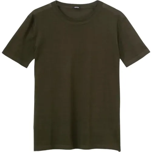 Lässiges Baumwoll-T-Shirt für den Alltag - Aspesi - Modalova