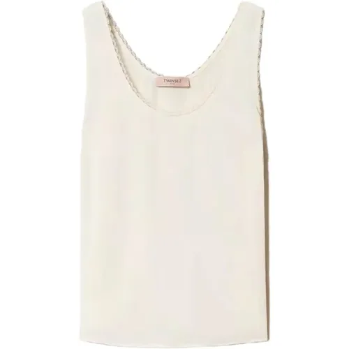 Sleeveless Top , female, Sizes: 2XS, XS - Twinset - Modalova