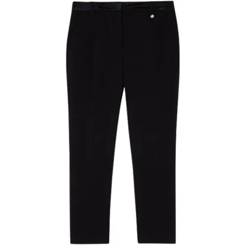 Schmale Schwarze Hose , Damen, Größe: XS - Liu Jo - Modalova