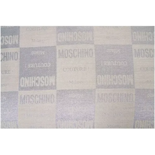 Silver Scarves Aw24 Accessories Women , female, Sizes: ONE SIZE - Moschino - Modalova