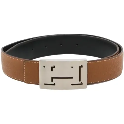 Pre-owned Leather belts , male, Sizes: ONE SIZE - Hermès Vintage - Modalova