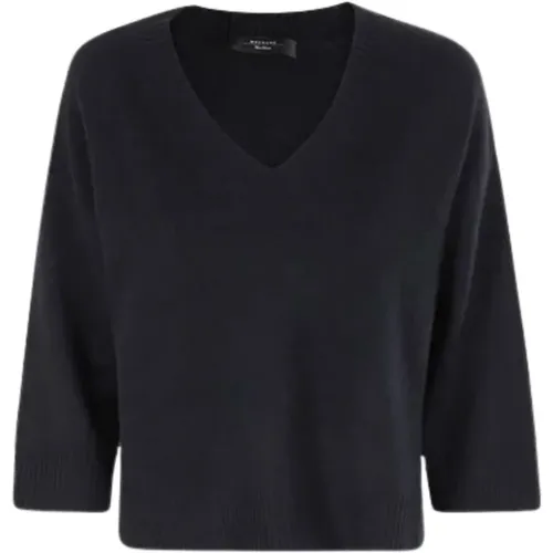 Schwarzer Oversized Kaschmir Pullover - Max Mara Weekend - Modalova