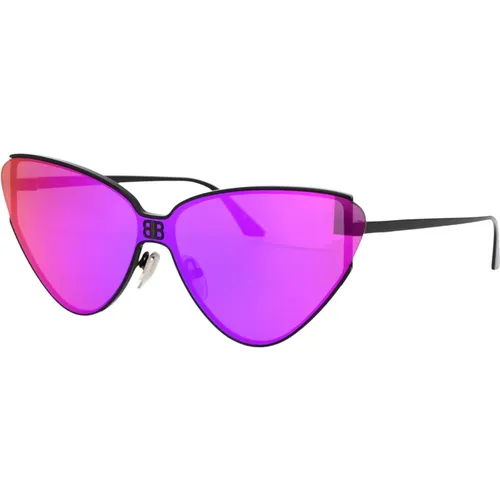 Stylische Sonnenbrille BB0191S,Sportliche Verspiegelte Sonnenbrille - Balenciaga - Modalova