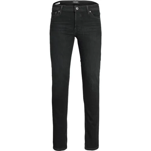 Klassische Slim Fit Tapered Leg Jeans , Herren, Größe: W34 L30 - jack & jones - Modalova