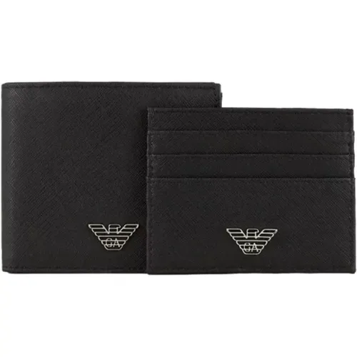 Elegant Cardholder Organizer , male, Sizes: ONE SIZE - Emporio Armani - Modalova