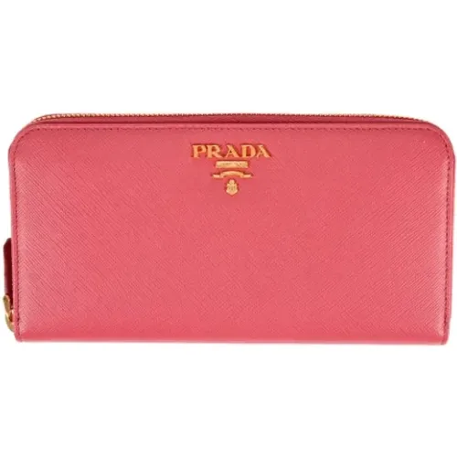 Pre-owned Leather wallets , female, Sizes: ONE SIZE - Prada Vintage - Modalova