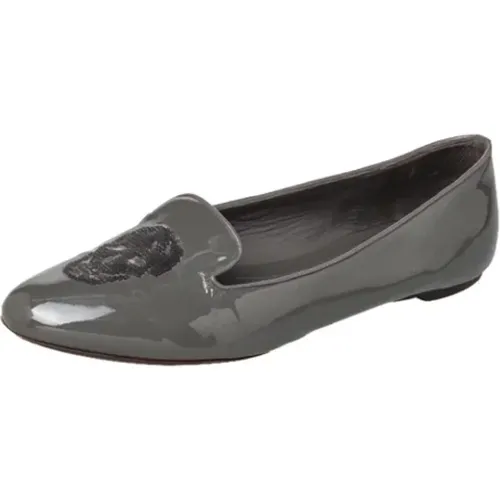 Pre-owned Leder flats , Damen, Größe: 39 EU - Alexander McQueen Pre-owned - Modalova