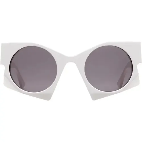 Womens Accessories Sunglasses Grey Ss24 , female, Sizes: 47 MM - Kuboraum - Modalova