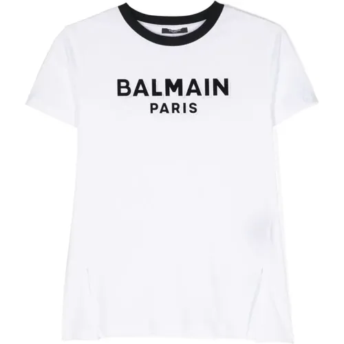 Stilvolle Jungenoberteile Kollektion,Paris T-Shirt - Balmain - Modalova