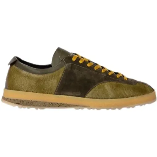 Khaki Leder Sneaker , Herren, Größe: 42 EU - PS By Paul Smith - Modalova