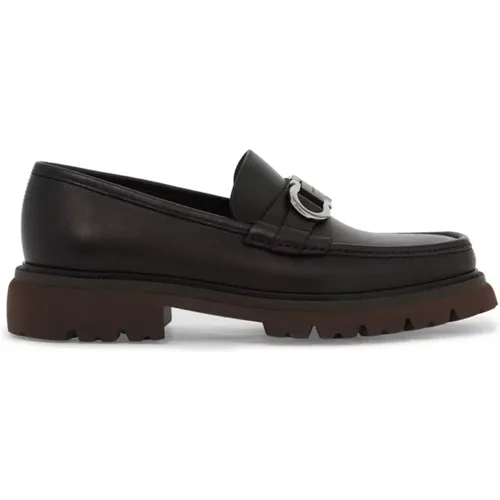 Chunky Sole Gancini Loafers , Herren, Größe: 41 EU - Salvatore Ferragamo - Modalova