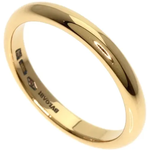 Pre-owned Gold rings , female, Sizes: ONE SIZE - Bvlgari Vintage - Modalova