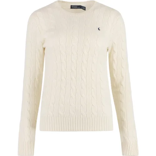 Woll-Kaschmir-Kabelstrickpullover , Damen, Größe: L - Ralph Lauren - Modalova