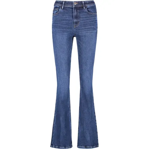 Bootcut Jeans, Figurbetontes Modell , Damen, Größe: L - Taifun - Modalova